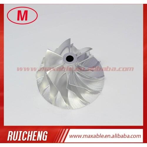 3LM 155924 55.63/75.00mm 6+6 blades turbo billet/milling/aluminum 2024 compressor wheel for 159623/180189/187508/310130