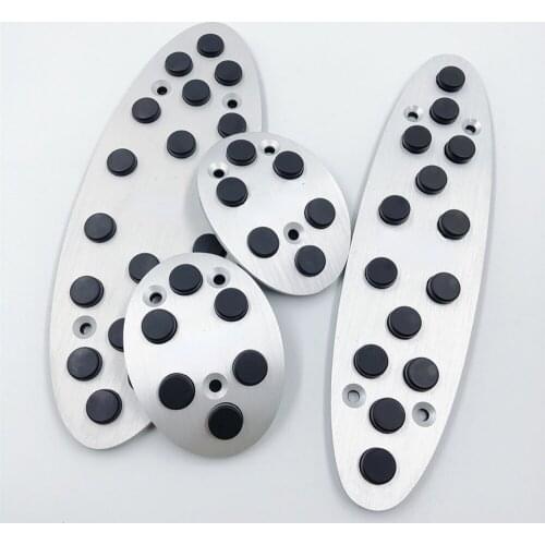Aluminum Alloy AT MT Auto Foot Rest Fuel Brake Pedals Pads For BMW Mini Cooper 2007-2016 Car Accessories