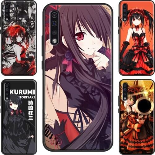 Date a Live Tokisaki Kurumi Anime Case For Samsung S21 Ultra S20 FE Plus A12 A32 A42 A52 A72 A50 A70 A31 A51 A71 A20e A21S