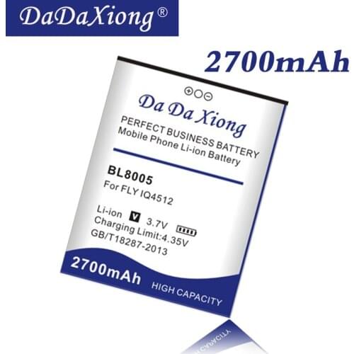 Da Da Xiong Original 2700mAh BL8005 Li-ion Phone Battery for FLY IQ4512 Mobile Phone Battery