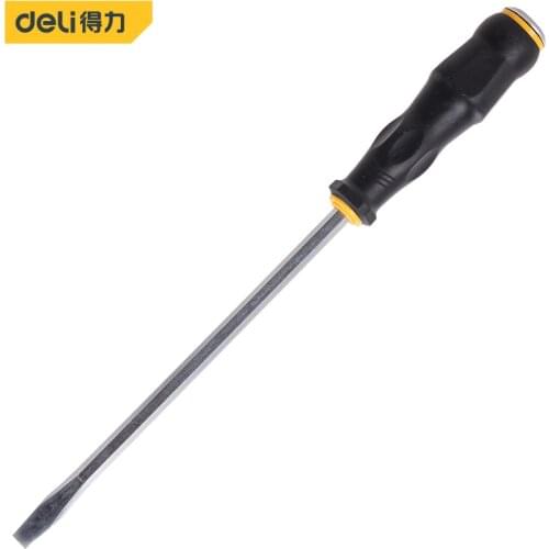 Deli Slotted rubber plastic handle through core screwdriver Snap Ring Hand Wire stripper Nippers Multipurpose kit multi-function