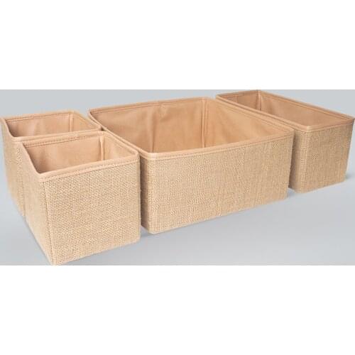 Jute Drawer Organizer Set of 4