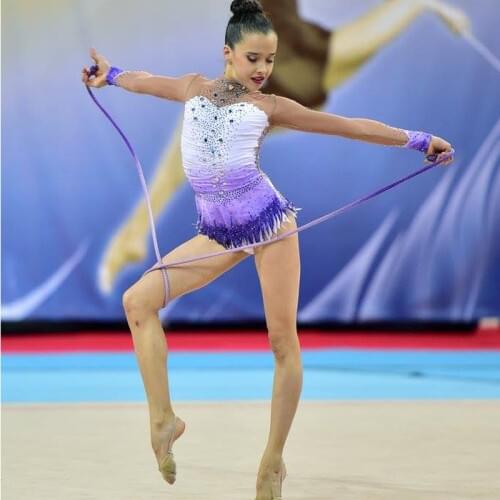 Custom Apparel Beautiful Rhythmic Gymnastics Leotards Rhythmic Gymnastics Leotard Handmade Dance Ice Skating