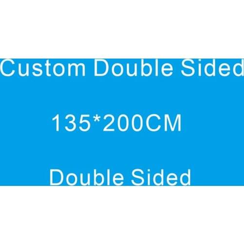 KAFNIK,Custom 135*200cm stain double sided print flag for Home decoration holiday decoration