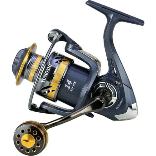 Fishing Reel Sea Rod Fishing Wheel Raft Rod Fishing Reel Sub Metal Rocker Metal Ball Spinning Reel Fishing Equipment Reel Handle