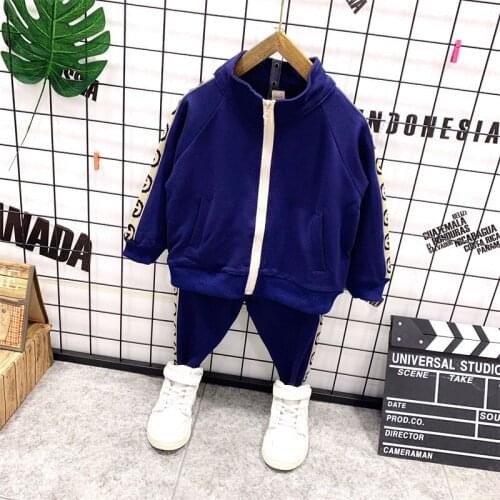 Spring Autumn Infant Clothes Baby Clothing Sets Baby Boys coat + pants 2Pcs boys Sport Suits 2-6years Kids Clothing Sets