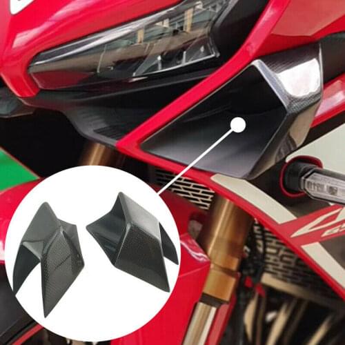 Motorcycle Front Light Cowl Side Winglet Wind Fin Spoiler Trim Cover for Honda CBR650R cbr 650r cbr 650 r accessories 2019 -2021