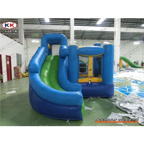 Inflatable Bouncer With Slide For Kids Commercial Bouncy with slide for kindergarten outside or inside toys