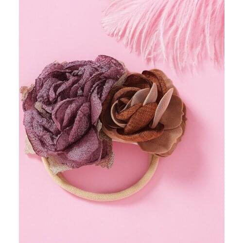 Sweet Baby Headband Floral Baby Girl Elastic Hairband For Newborn Photography Kid Head Band Haarband Baby Hair Accessories