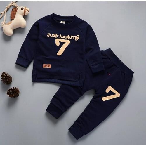 Spring Autumn Children Toddler Clothing Baby Boys Girls Clothes Suit Infant Kids Sports Hooded Sweater Pants 2pcs/Sets Tracksuit