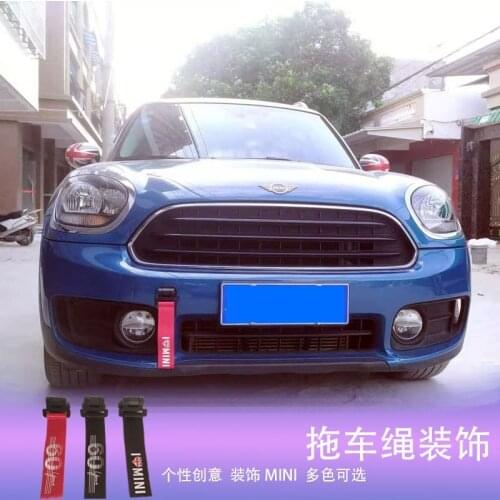 Car Styling Trailer Rope Towing Hook Exterior Decoration For Mini Cooper JCW One R55 R60 F54 F55 F60 Countryman Car Accessories