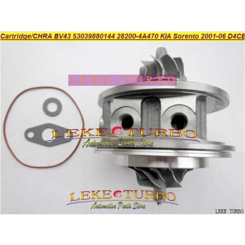 Turbo cartridge chra core K03 28200-4A470 282004A470 53039880144 53039880122 53039700122 53039700144 For KIA Sorento D4CB 2.5L