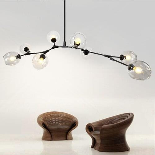 Vintage Loft Industrial Pendant Lights Black Gold Retro Pendant Lamps for Bar Stair Dining Room