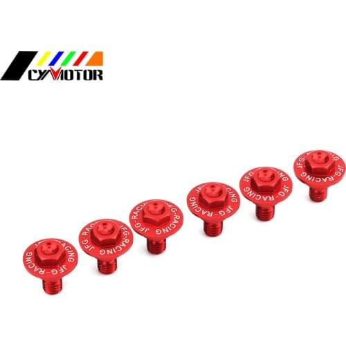 Motocycle Fork Guard Screw Bolt For HONDA CR85R CR85RII CRF150R CRM250AR CRF250L CRF250M CRF250 RALLY XR250 XR400 MOTARD