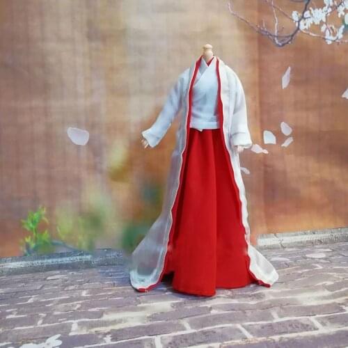 1/6 Figure Doll OB27 30cm Barbi 1/4 1/3 BJD Clothes Ancient Costume Hanfu Dress Samurai Outfit For BJD/SD Girl or Boy Doll B0260