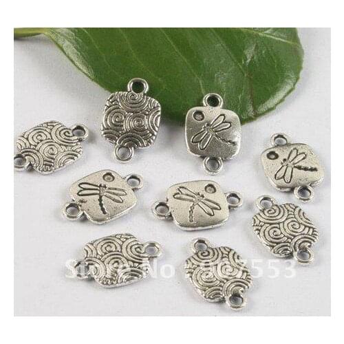 22pcs Tibetan silver dragonfly pattern pendant /link h0591