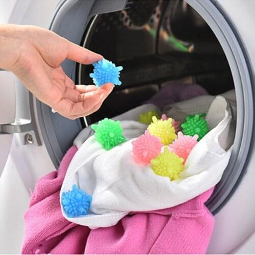 30pcs/set PVC Reusable Clean Tools Laundry Washing Drying Fabric Softener Ball Dry Laundry Products Accessories Washing Ball Hot