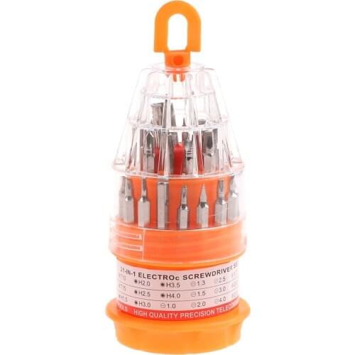 31 In 1 Multifunctional Magnetic Precise Manual Screwdriver Bits Set for Phone Watch Laptop Disassembly Repair Tools