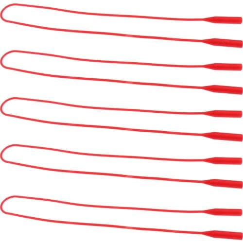 5pcs Soft Silicone Outdoor Travel Sports Glasses Strap Eyeglass Sunglasses Holder Eyewear Retainer Cord Neck Lace Strings