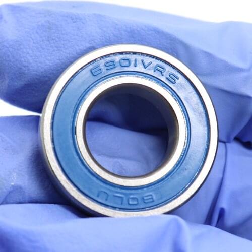 6901 VRS MAX Bearings 12*24*6mm ( 4 PCS ) Bike Pivot Chrome Steel Blue Sealed with Grease 6901LLU Cart Full Balls Bearing