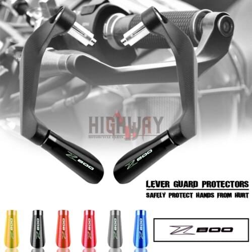 Motorcycle CNC Aluminum 7/8'' 22mm Brake Clutch Levers Guard Handlebar Protector For Kawasaki Z800 Z 800