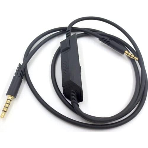 3.5mm Audio Cable Inline Control for Logitech G633 G933 or For Logitech Astro A10 A40 or For G433/G233 Gaming Headset Headphone