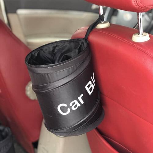 New product car trash can car trash can trash can trash can car shape portable folding anti-leak car travel