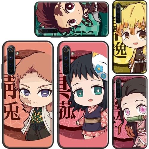 Demon Slayer Zenitsu Kanawo For OnePlus 9 9Pro 7 8 8Pro 8T 9R Case For Realme 8 7 6 Pro Q3 C3 C11 C15 C21 GT Neo Cover