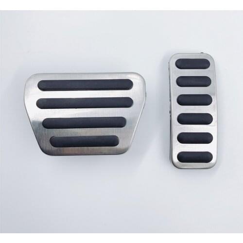 For Land Rover Range Rover Sport Discovery L405 L494 L462 AT Car Accelerator Pedal Brake Pedals Cover Case Pad Trim Accessories