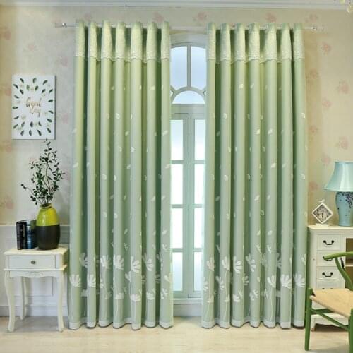 Double Layer Blackout Curtains for Living Room Korean Sheer Curtains for Bedroom Insulating Window Curtain Sweet Drapes Girls