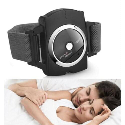 Effective Electronic Snore Stopper Wristband Infrared Digital Auto Anti Snore Stopper Unisex Infrared Prevents Sleeping Snoring