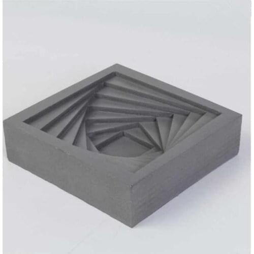 Cement Mold Silicone Concrete Square Ladders Potted Plant Silicone Mould Clay Craft DIY Flower Pot Plaster Molds Home Decor