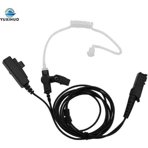 Walkie Talkie Acoustic Air Tube Earpiece PTT Mic Headset For Motorola DP2400 DP2600 XPR3300 XPR3500 XIR P6620 P6600 3300 E8600