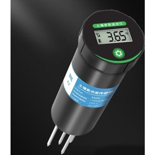 Soil Nitrogen, Phosphorus and Potassium Rapid Measuring Instrument Fertility Temperature and Humidity N K P PH Sensor