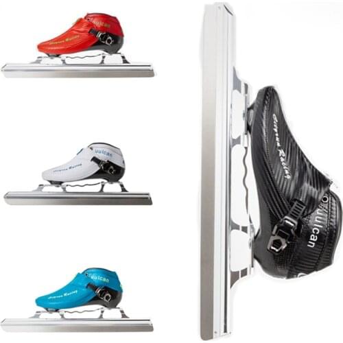 380mm 410mm 430mm 62 fixed ice blade skates shoes road long track race speed ice skating patines CITYRUN MAPLE powerslide knife