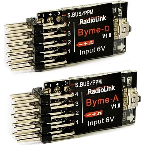 Radiolink Byme-A Byme-D Fixed Wing Flight Controller Gyroscope Self-stabilization Balance for 3D Fixed Wing 4CH Trainer