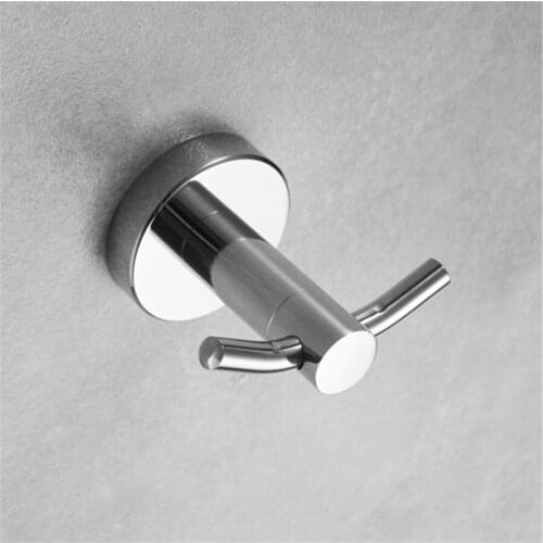 Stainless Steel Chrome Polished Bath Robe Hook Wall Mounted Towel Hook Clothes Hook Bathroom Hardware Kitchen Accessories