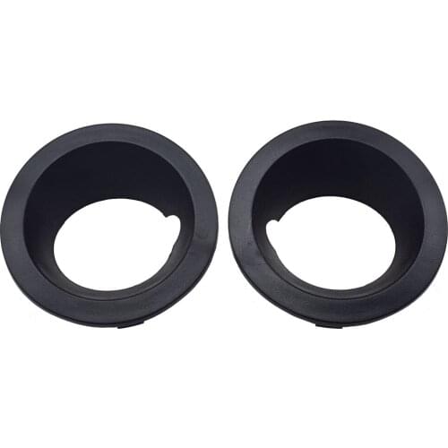 Left + Right Front Bumper Fog Light Foglamp Ring Cover Cap Replacement For BMW X3 E83 2004 2005 2006 51113400911 51113400912