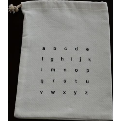 CBRL small cotton jewelry pouch custom 12*15cm gift pouch drawstring pouch bag for jewelry storaage and packaging