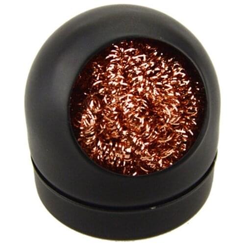 Metal Wire With Stand Set Soldering Sponges Solder Iron Tip Cleaner Steel Cleaning Wire Ball Heavy Duty Welding