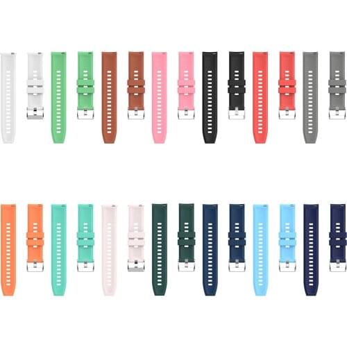 Soft Silicone Strap Silicone Wristband Waterproof Buckle Watch Strap Replacement for Huami Amazfit Wrist Strap Bracelet