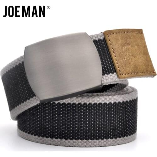 New Arrival Canvas Belt Man Automatic Buckle Strap Knitted Real Striped Adult Fashion Belt For Men Ultra Long