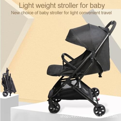 Baby Stroller Portable And Automatic Fast Collector 0-3 Years Old Can Use Aluminium Alloy Frame Baby Stroller