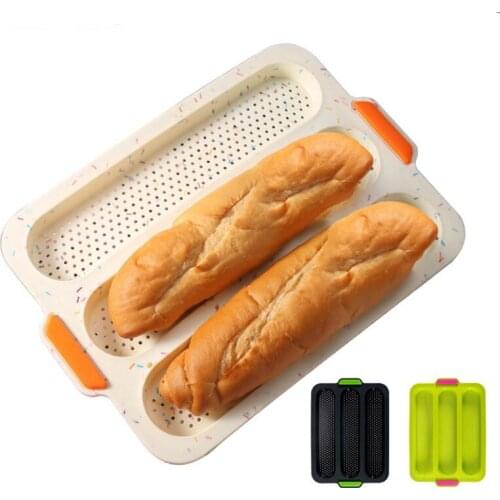 Rectangle Oven Dish Toast Bread Loaf Pans For Baking Bread Box Mold Bake Silicone Cake Form Moule Baguette Tray