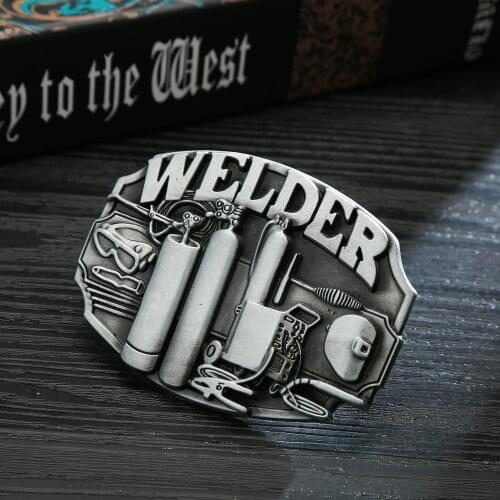 Western cowboy tool belt buckle personality men and women wild casual zinc alloy belt accessories