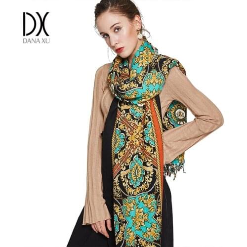 Scarf For Women Fashion Winter Scarf Cashmere Warm Plaid Pashmina Scarf Luxury Brand Blanket Wraps Female Scarves And Shawls