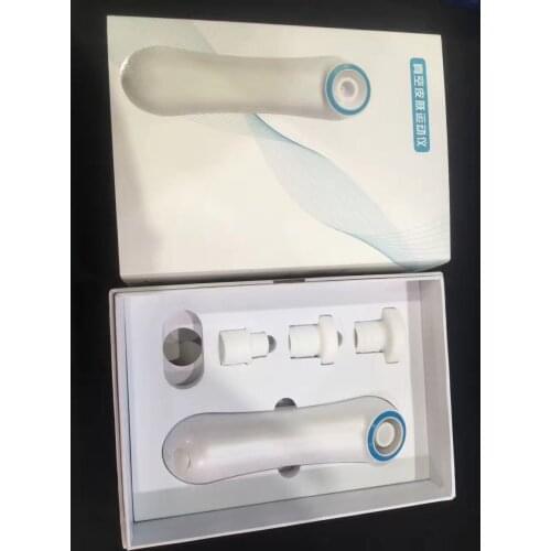 Rechargeable handle vacuum suction cupping massage detoxing beauty device for home use(3 tips heads)