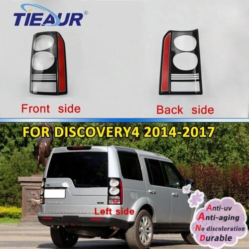 For Discovery 4 Car Taillight lamp clear shell 4Doors Transparent lens cover Rear large lampshade replacement