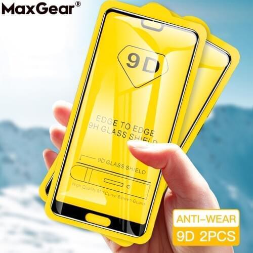 2pcs Tempered Glass Film For Huawei P30 P20 Lite Mate 30 Pro P Smart Plus 2019 Z Nova 5T Screen Protector Full Cover Protection