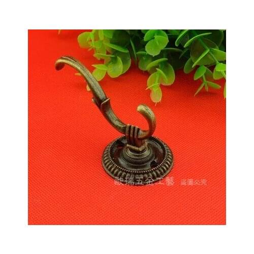 A30 Hardware accessories Zinc alloy Cloth Hooks Vintage Wall Hook Hanger For Bathroom & home storage accessories
